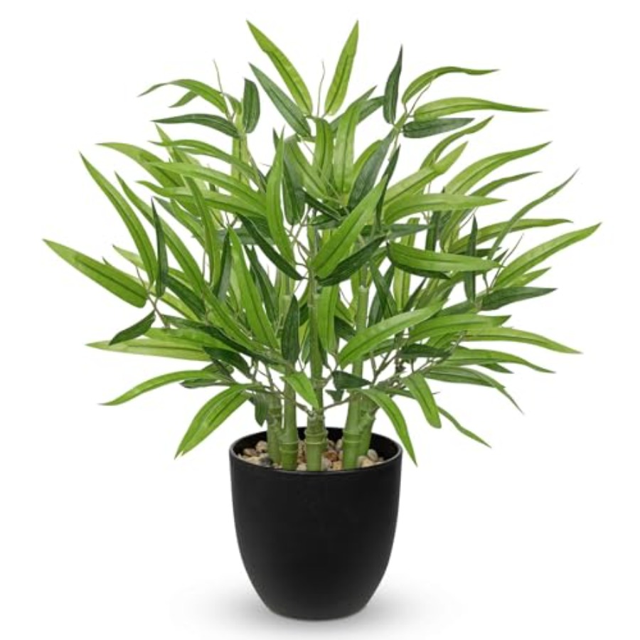 Home Office Depot - Artificial Bamboo Tree Plant 18 inch