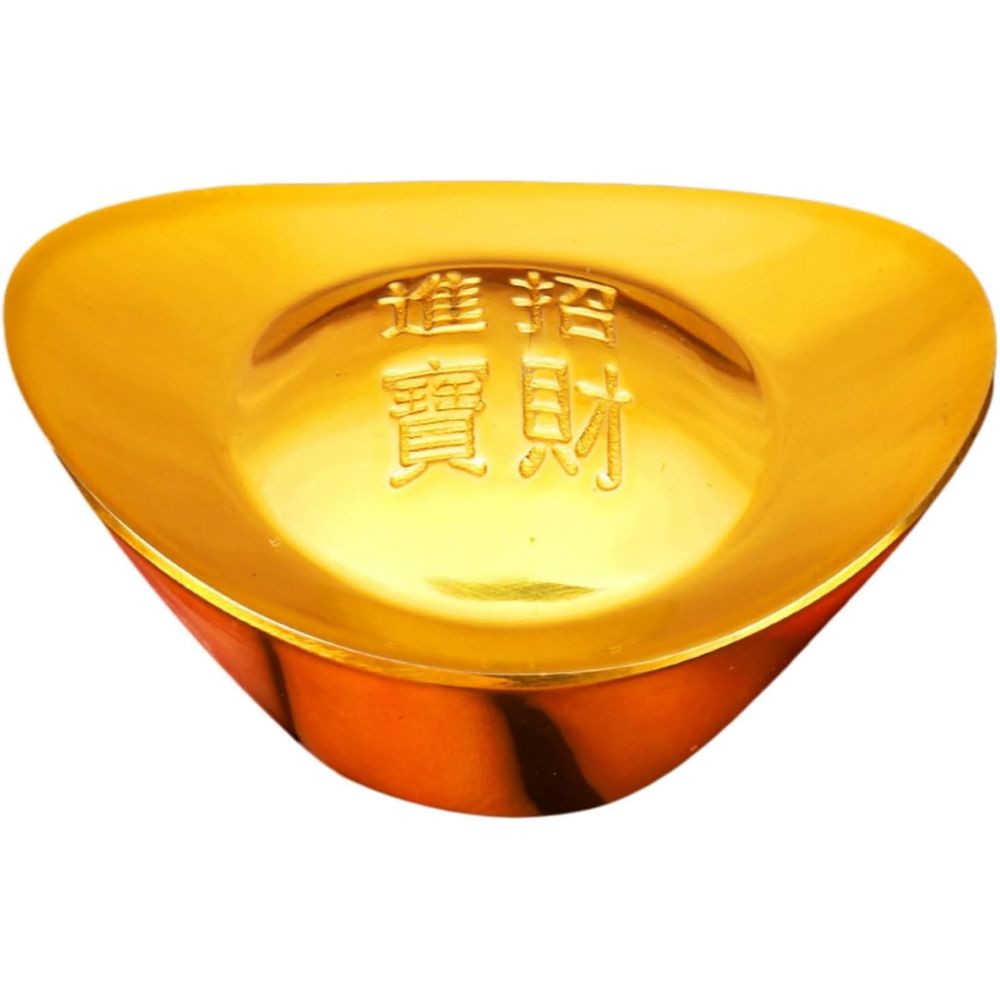 Home Office Feng Shui - Solid Brass Lucky Gold Ingots Feng