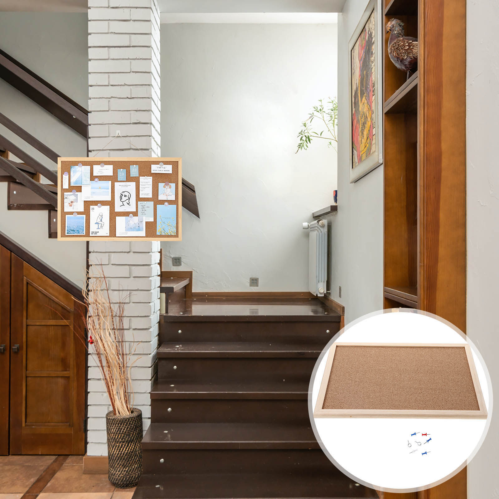 Home Office Keyboard - 1 Set Soft Cork Wall Board
