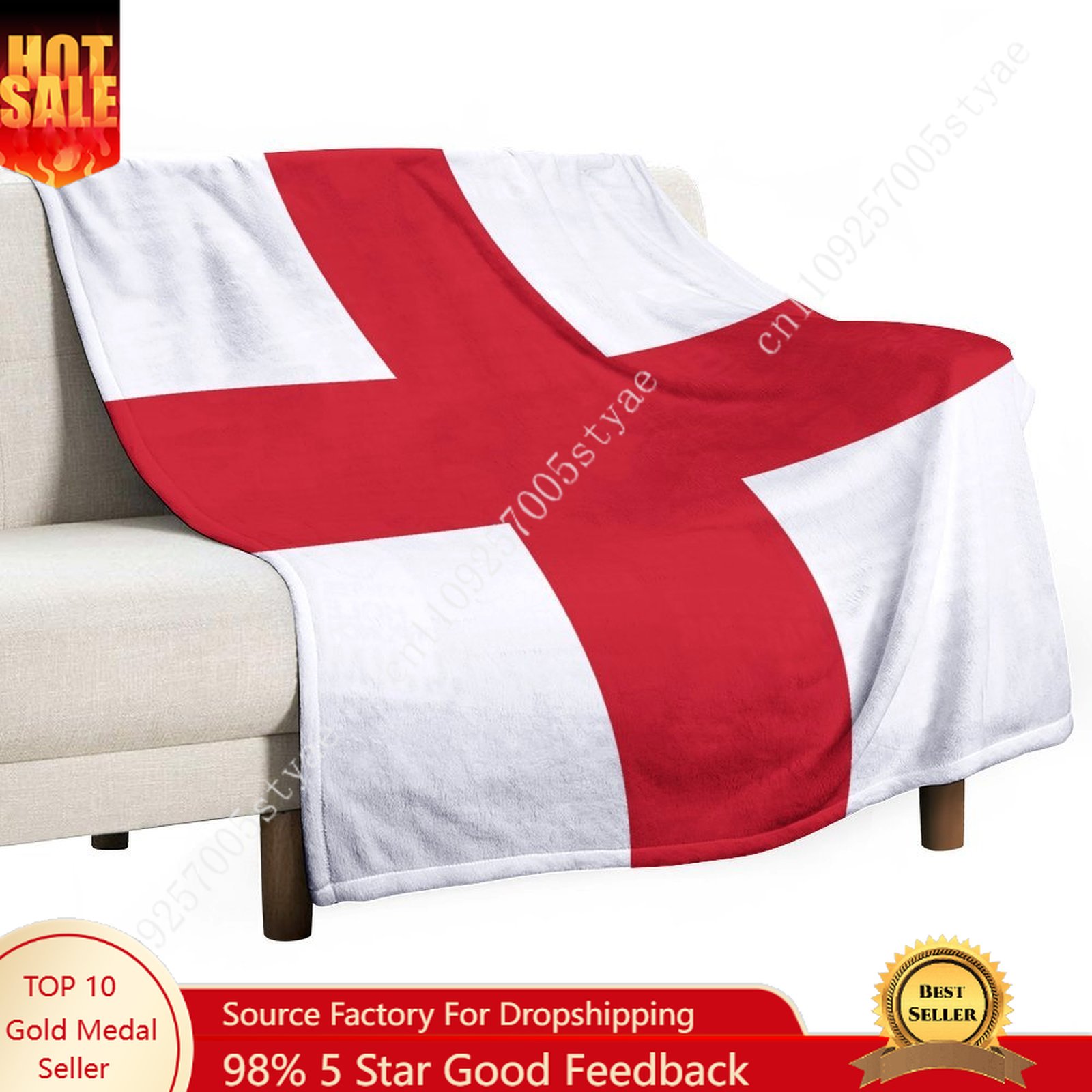Home Office England - England Flag Flannel Blankets Are Soft