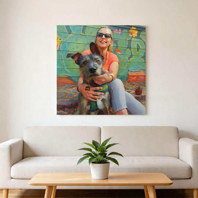 Home Office Design - Upload Your Image for Canvas Wall