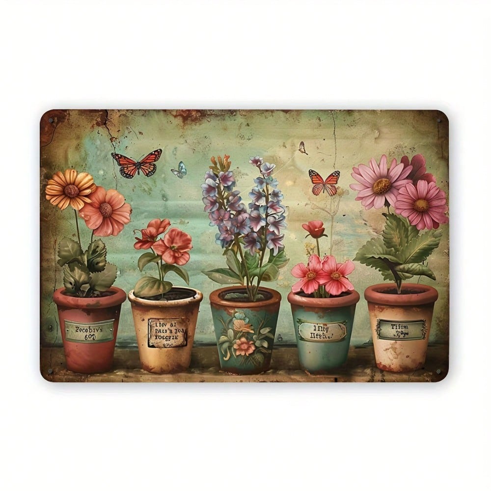 Home Office Depot - Metal Tin Sign Wall Decor Antique