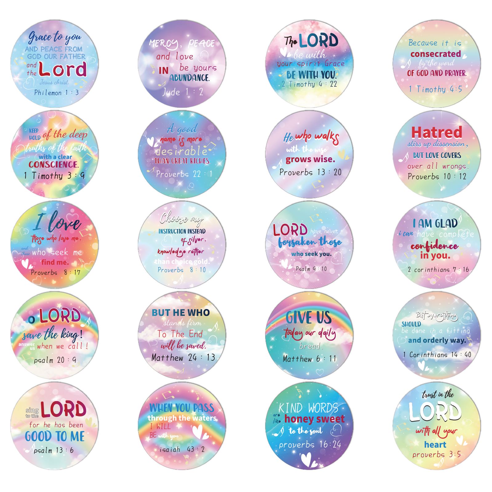 Home Office Quotes - 200 Pcs Christian Religious Stickers Jesus