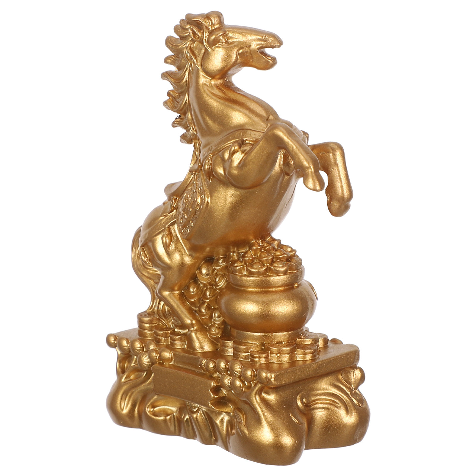 Home Office Feng Shui - Vintage Resin Feng Shui Horse Sculpture