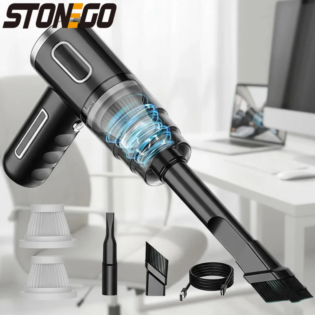 Home Office Keyboard - High Power Cordless Handheld Car Vacuum
