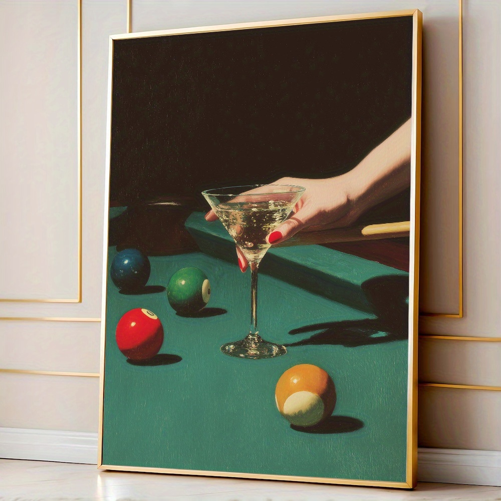 1pc Vintage Billiards Cocktail - Home Office Youtube incelemesi ve fiyatı