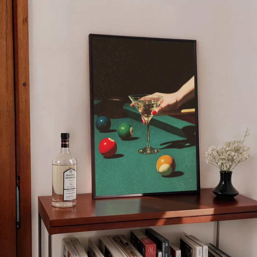 1pc Vintage Billiards Cocktail - Home Office Youtube incelemesi ve fiyatı