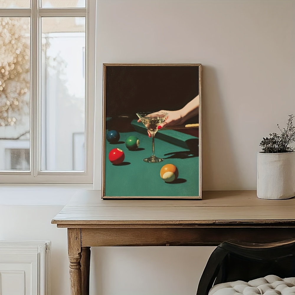 1pc Vintage Billiards Cocktail - Home Office Youtube incelemesi ve fiyatı