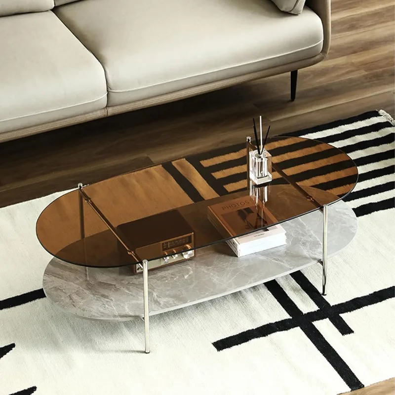 -Glass Coffee Table, 2-Tier Mo - Home Office Quotes incelemesi ve fiyatı