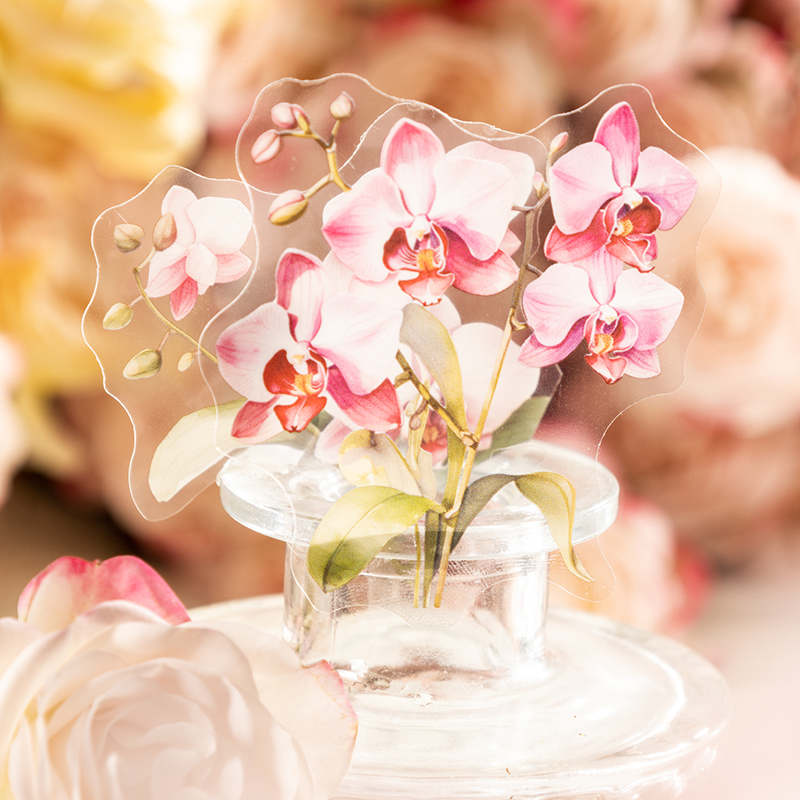20 Pcs PET Pink flowers Sticke - Home Office Quotes incelemesi ve fiyatı