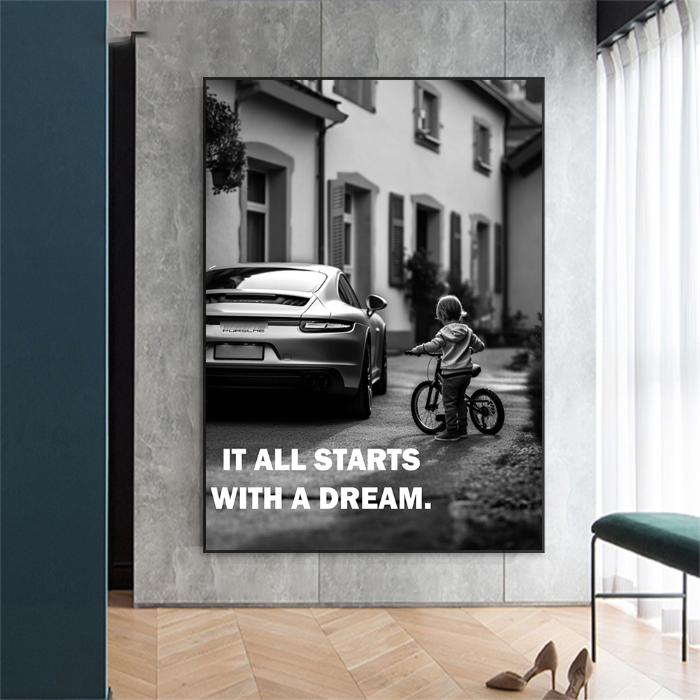 1pc frameless It all starts wi - Home Office Quotes incelemesi ve fiyatı