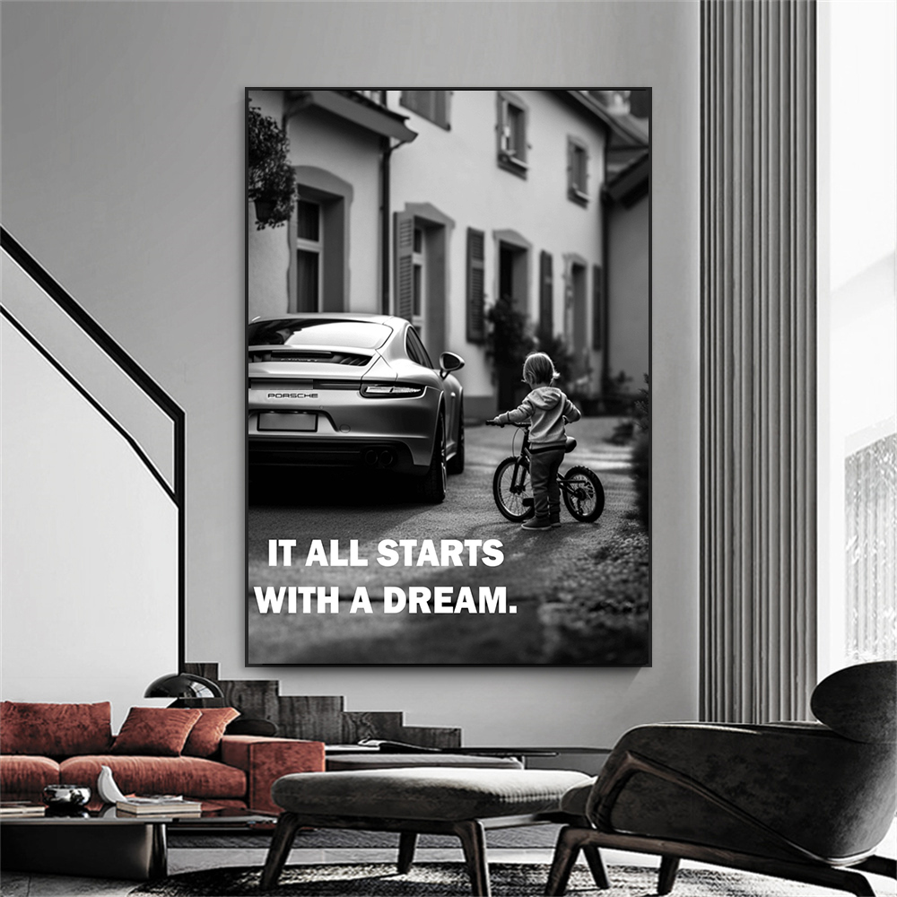 1pc frameless It all starts wi - Home Office Quotes incelemesi ve fiyatı