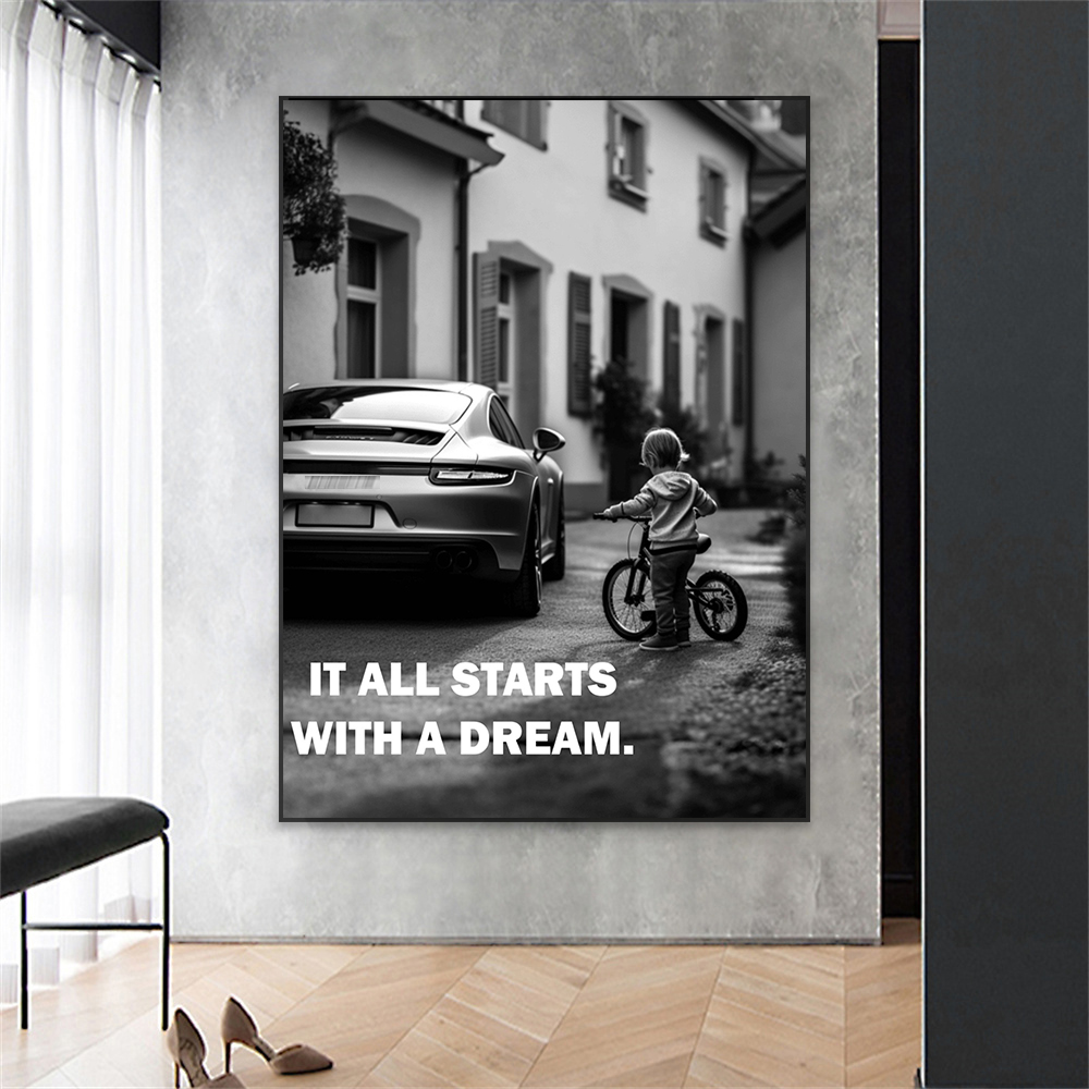 1pc frameless It all starts wi - Home Office Quotes incelemesi ve fiyatı