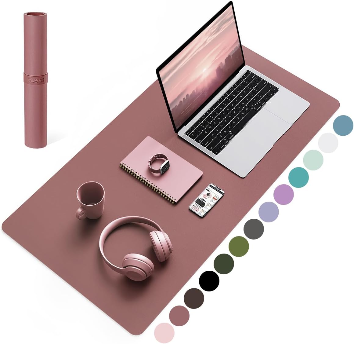Non-Slip Leather Desk Pad, Wat - Home Office Keyboard incelemesi ve fiyatı