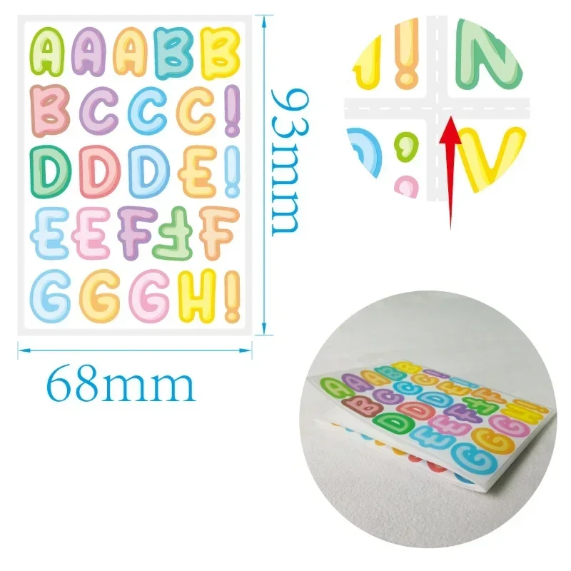 450pcs 5sheet Kids Capital Let - Home Office Quotes incelemesi ve fiyatı