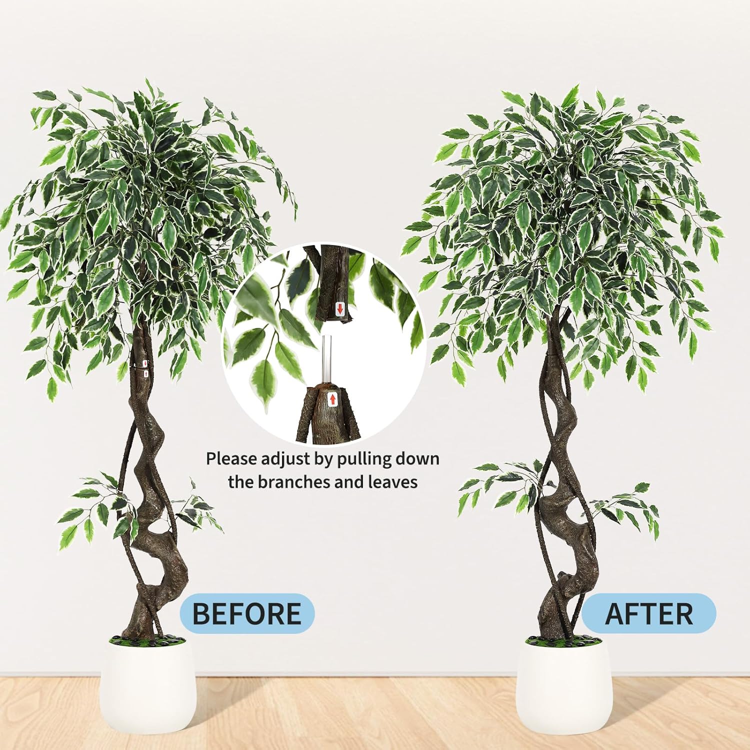 Artificial Ficus Tree Indoor O - Home Office Depot incelemesi ve fiyatı
