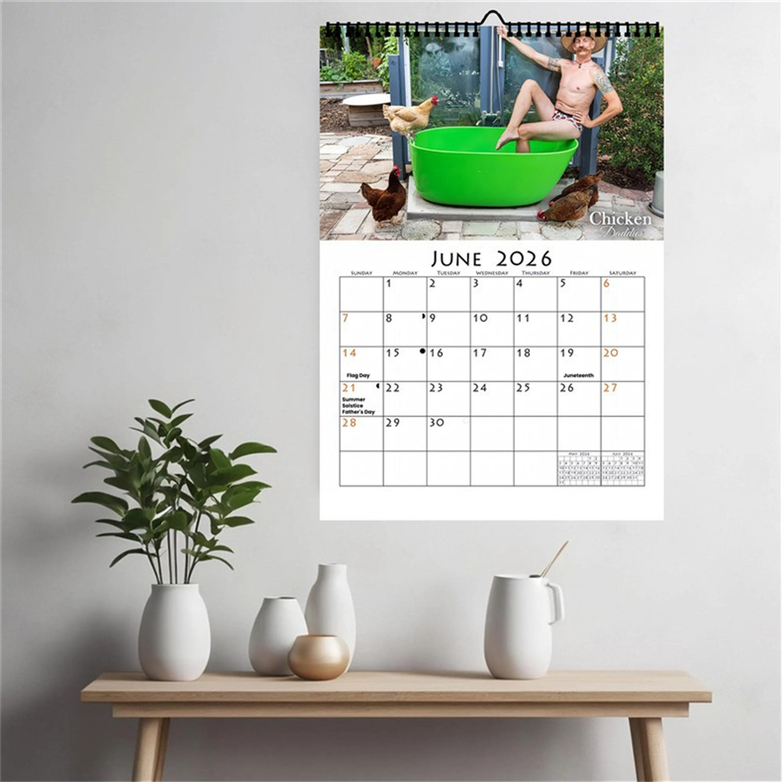 2026 Funny Chicken Daddy Wall  - Home Office Design incelemesi ve fiyatı