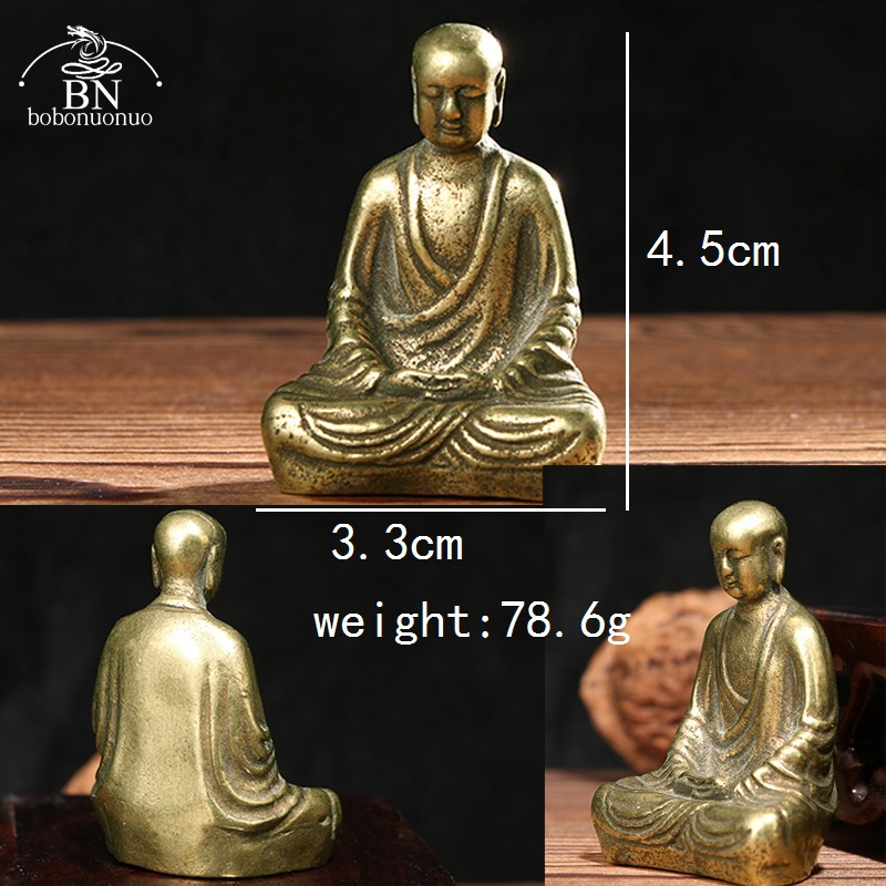 Antique Brass Buddha Statue Mi - Home Office Feng Shui incelemesi ve fiyatı