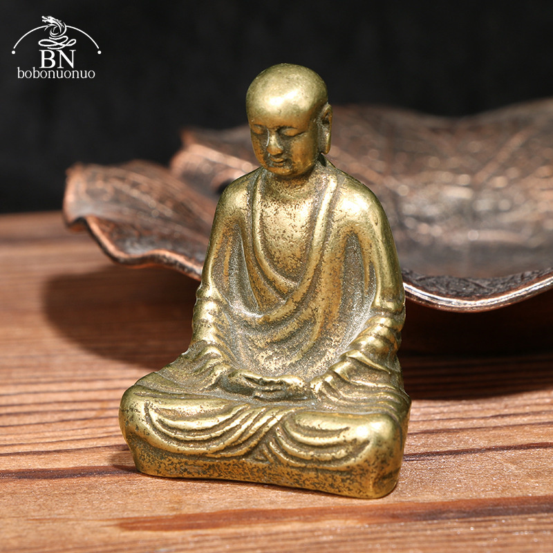 Antique Brass Buddha Statue Mi - Home Office Feng Shui incelemesi ve fiyatı
