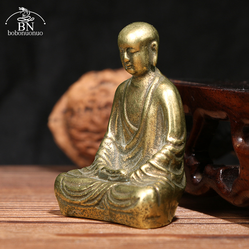 Antique Brass Buddha Statue Mi - Home Office Feng Shui incelemesi ve fiyatı