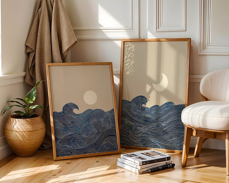 2pcs Japandi Minimalist Moon C - Home Office Youtube incelemesi ve fiyatı