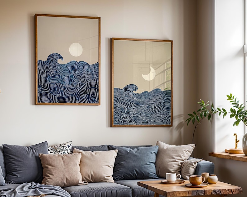 2pcs Japandi Minimalist Moon C - Home Office Youtube incelemesi ve fiyatı
