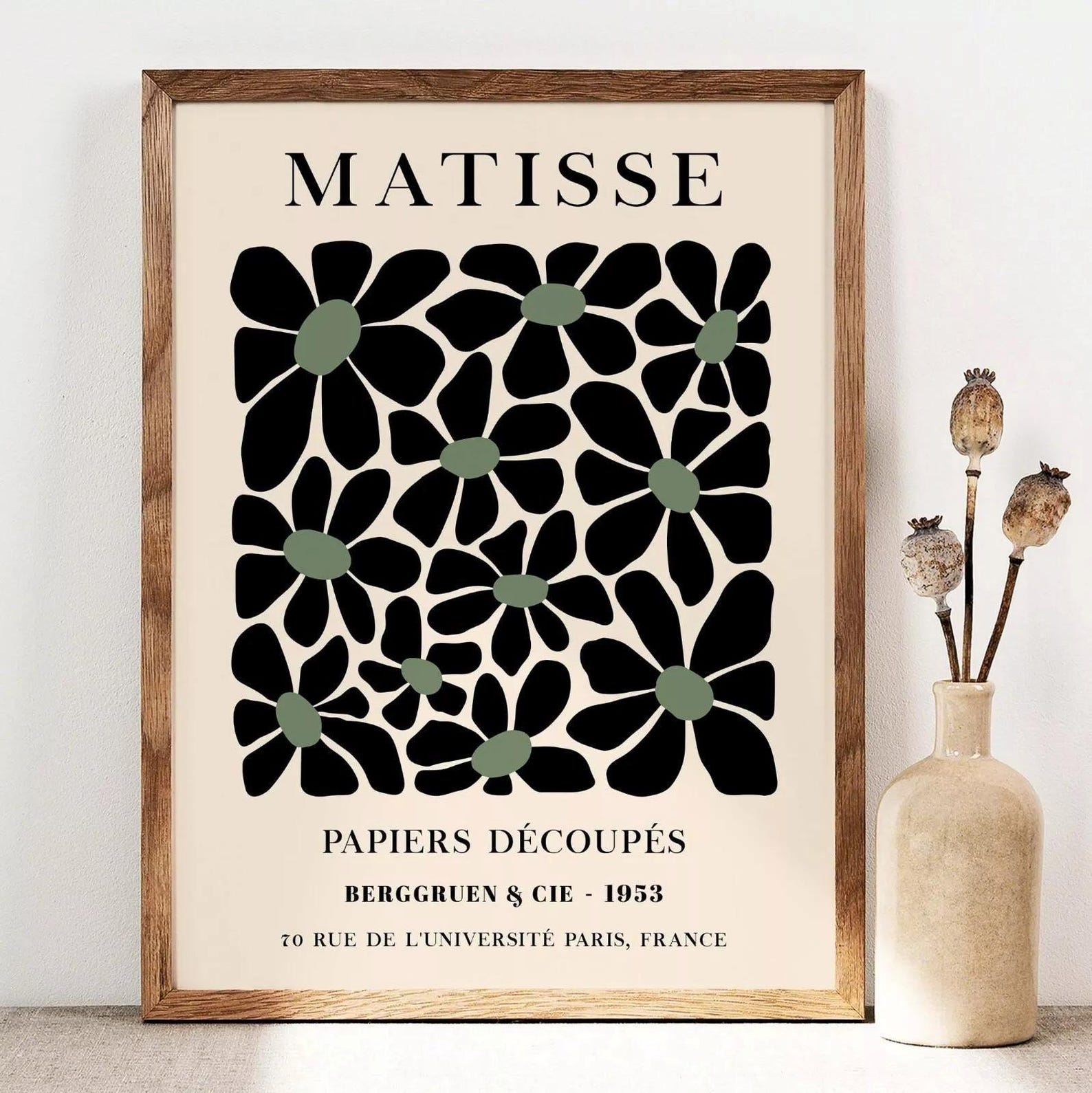 3pcs/set Retro Matisse Canvas  - Home Office Youtube incelemesi ve fiyatı