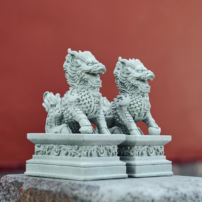 1 Pairs Guardian Kylin Statues - Home Office Feng Shui incelemesi ve fiyatı