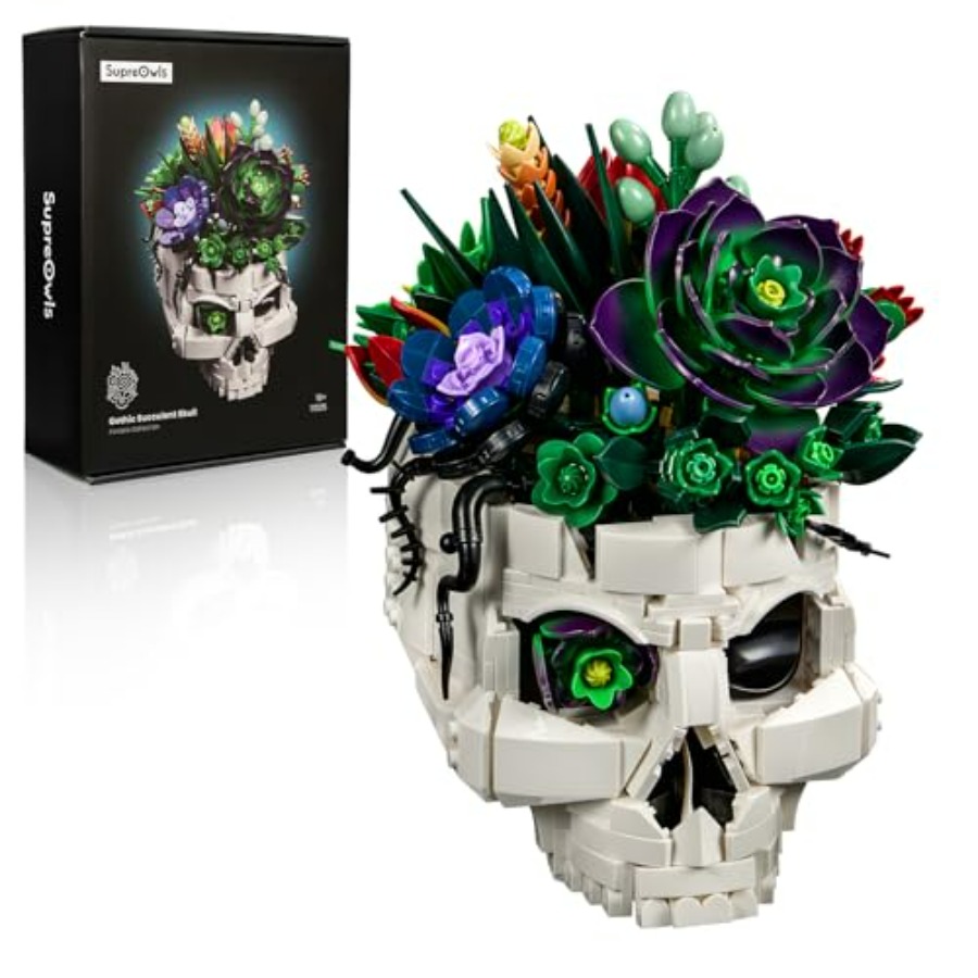 Succulent Skull Planter Buildi - Home Office Depot incelemesi ve fiyatı
