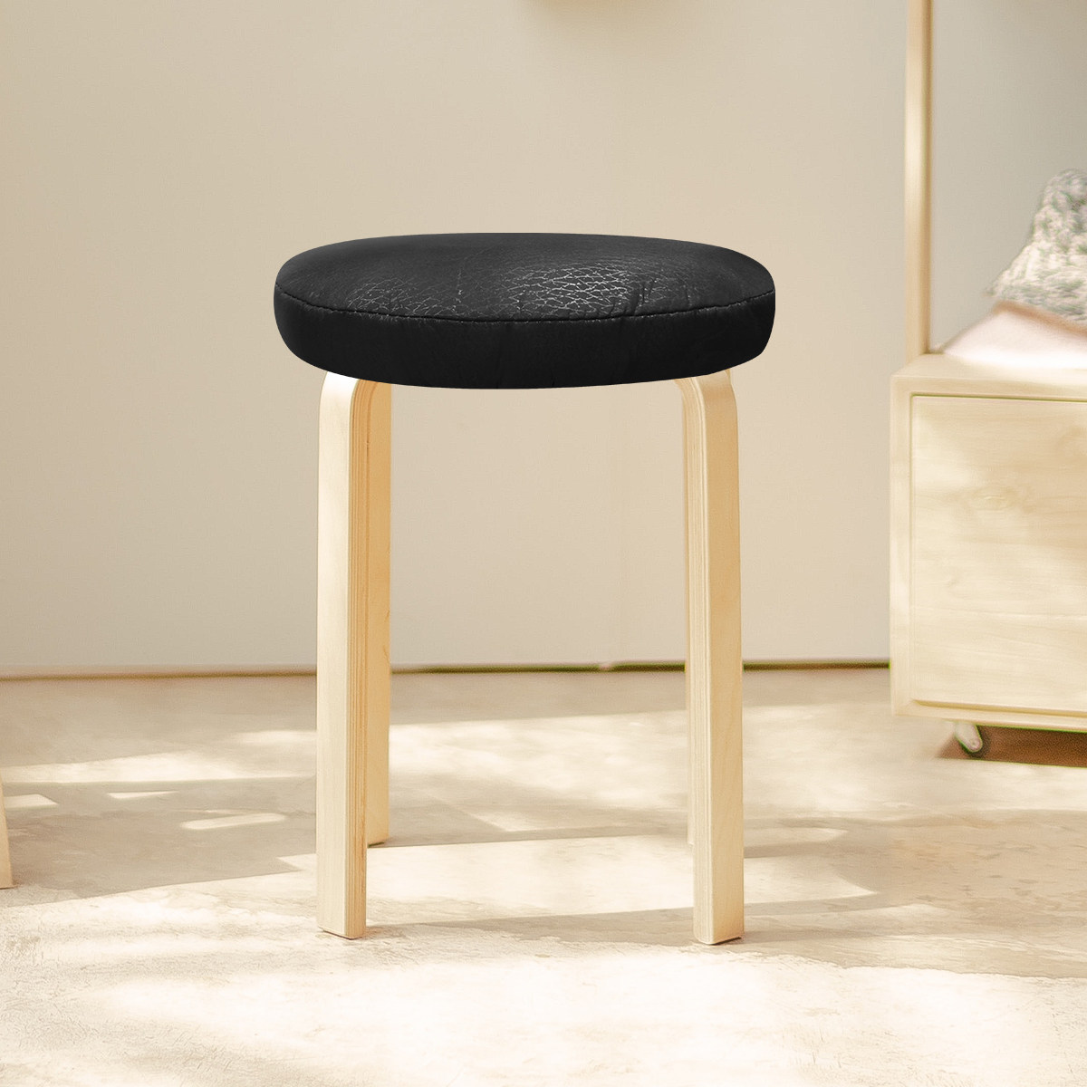 1Pcs Super Round Stool Cover B - Home Office With Sofa incelemesi ve fiyatı