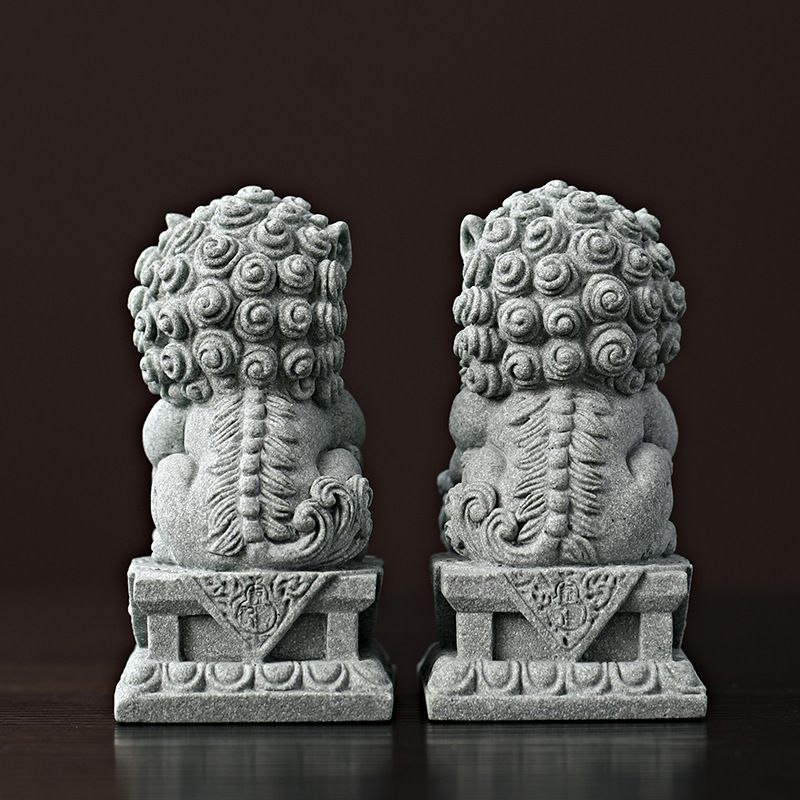 sandstone Kirin mascot sculptu - Home Office Feng Shui incelemesi ve fiyatı