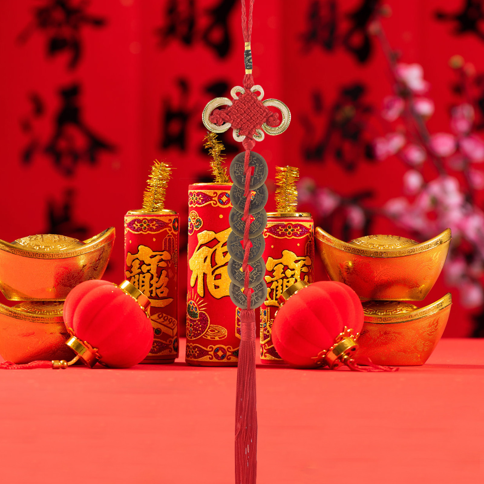 2Pcs Chinese New Year Hanging  - Home Office Feng Shui incelemesi ve fiyatı