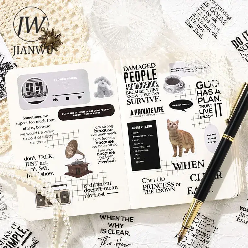 JIANWU Pure Poet Series Vintag - Home Office Quotes incelemesi ve fiyatı