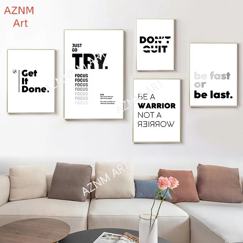 Minimalist Motivational Quotes - Home Office Quotes incelemesi ve fiyatı