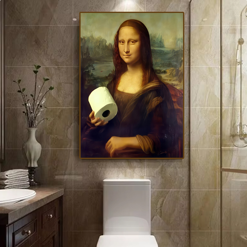 1pc Funny Abstract Bathroom To - Home Office Youtube incelemesi ve fiyatı