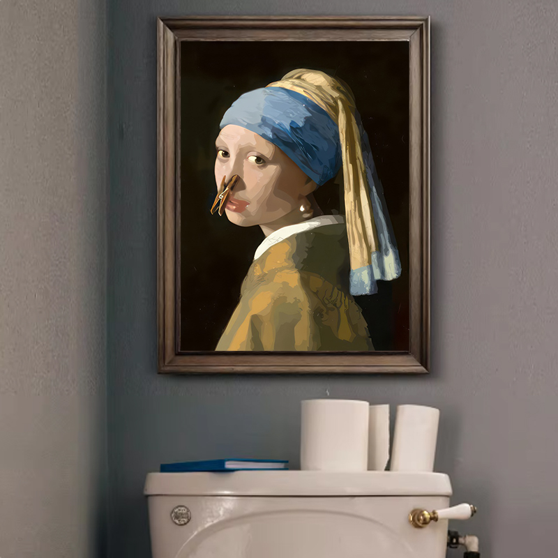 1pc Funny Abstract Bathroom To - Home Office Youtube incelemesi ve fiyatı
