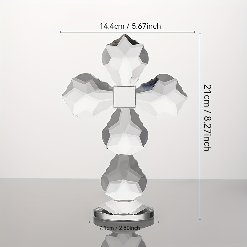 Classic Crystal Cross Statue - - Home Office Feng Shui incelemesi ve fiyatı
