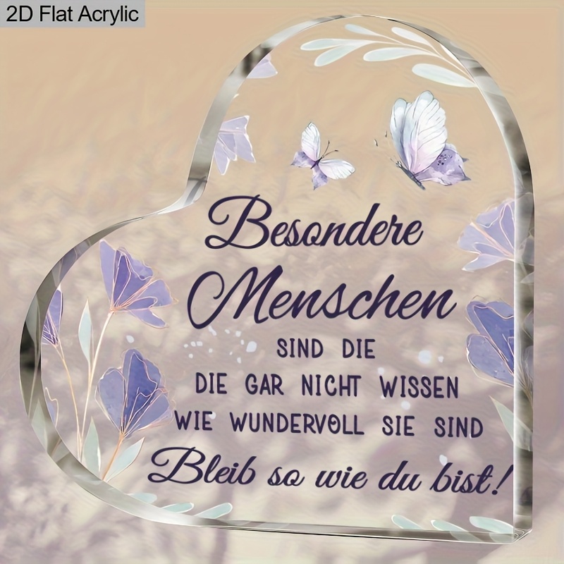 German Quote Acrylic Sign, Ins - Home Office Quotes incelemesi ve fiyatı