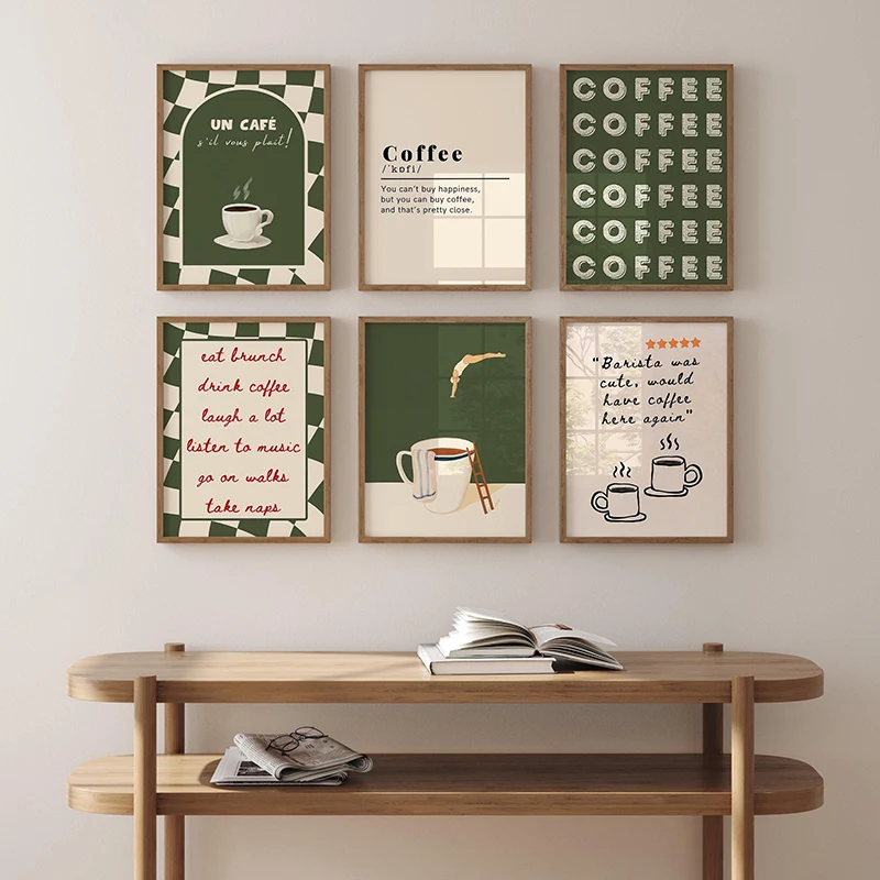 Abstract Funny Coffee Club Ser - Home Office Youtube incelemesi ve fiyatı