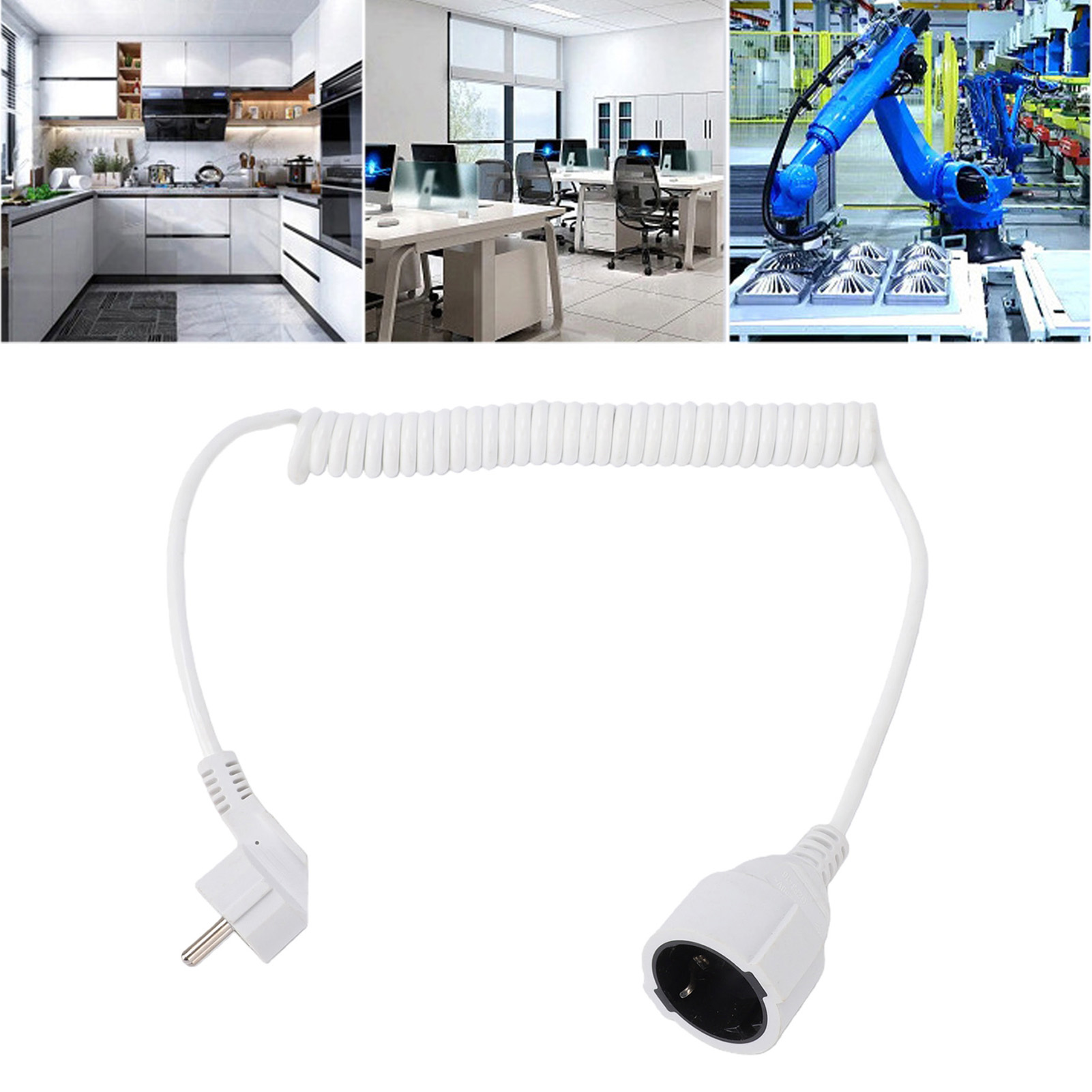 Extension Cord 3 X 1mm² Spiral - Home Office 2M X 2M incelemesi ve fiyatı