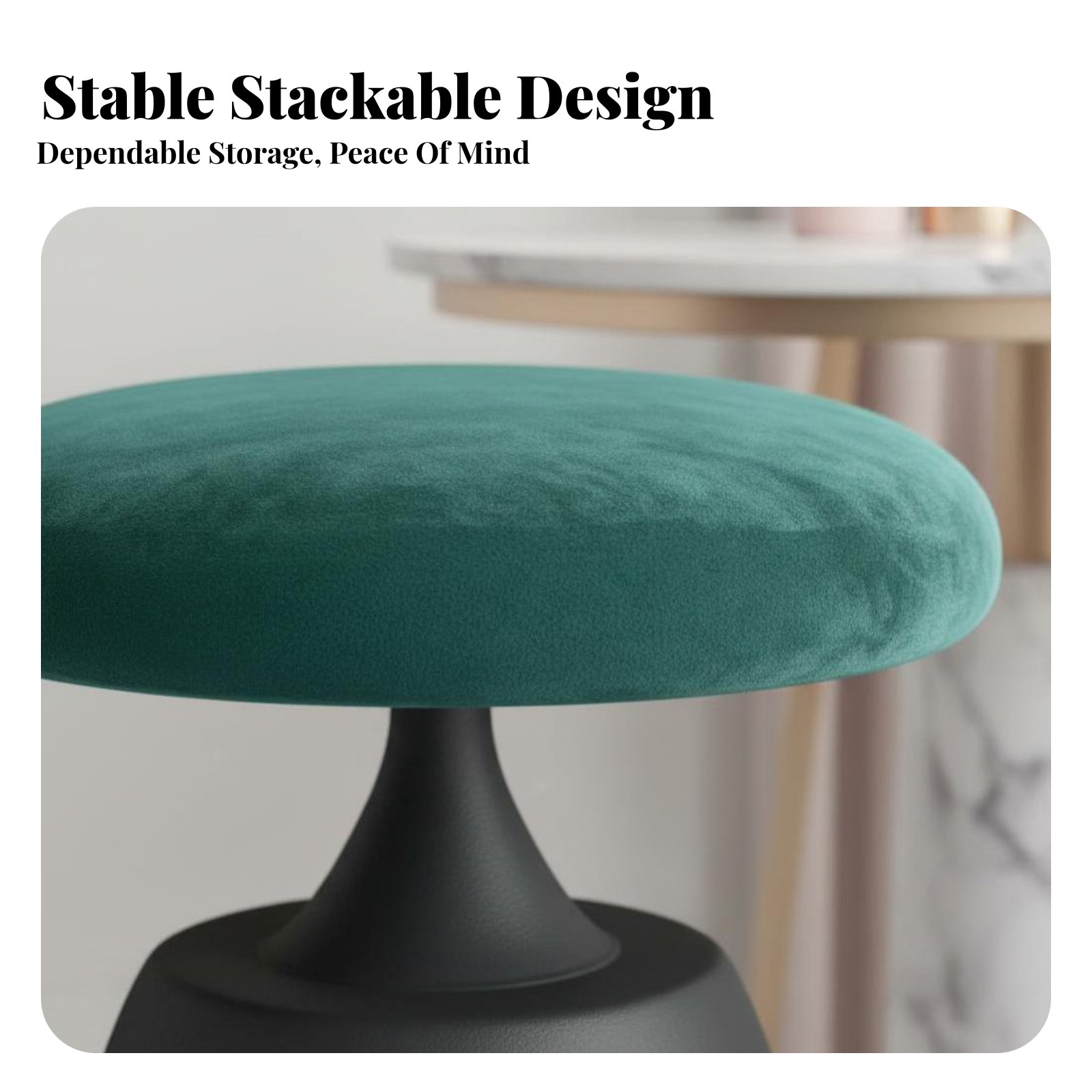 Round Upholstered Pouf Light L - Home Office Design incelemesi ve fiyatı