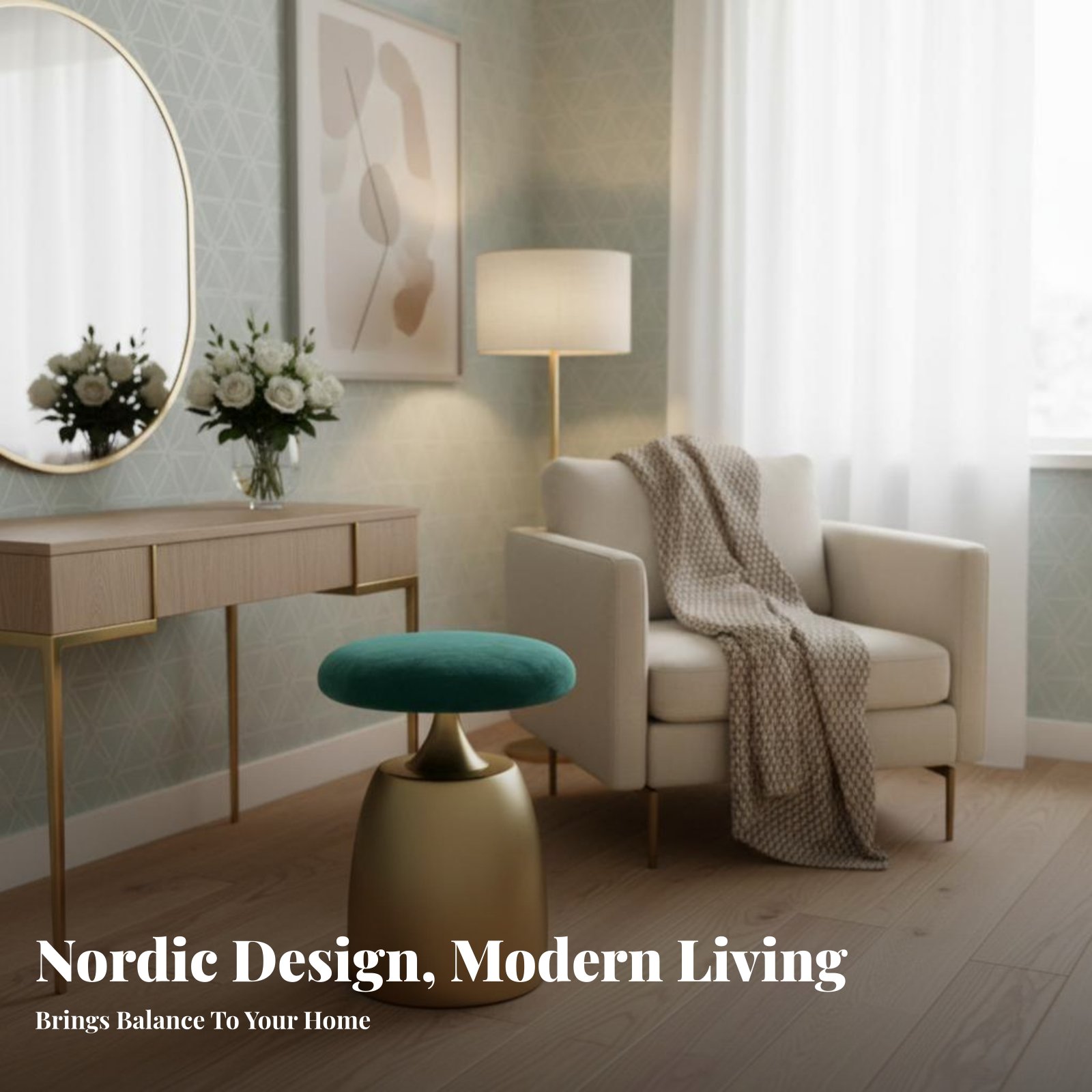 Round Upholstered Pouf Light L - Home Office Design incelemesi ve fiyatı