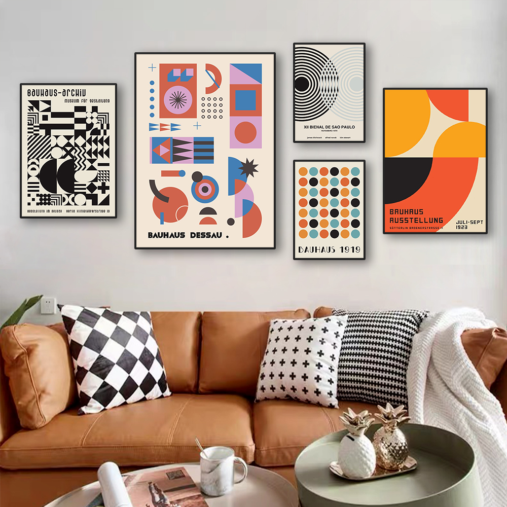 Modern Abstract Bauhaus Archit - Home Office Youtube incelemesi ve fiyatı