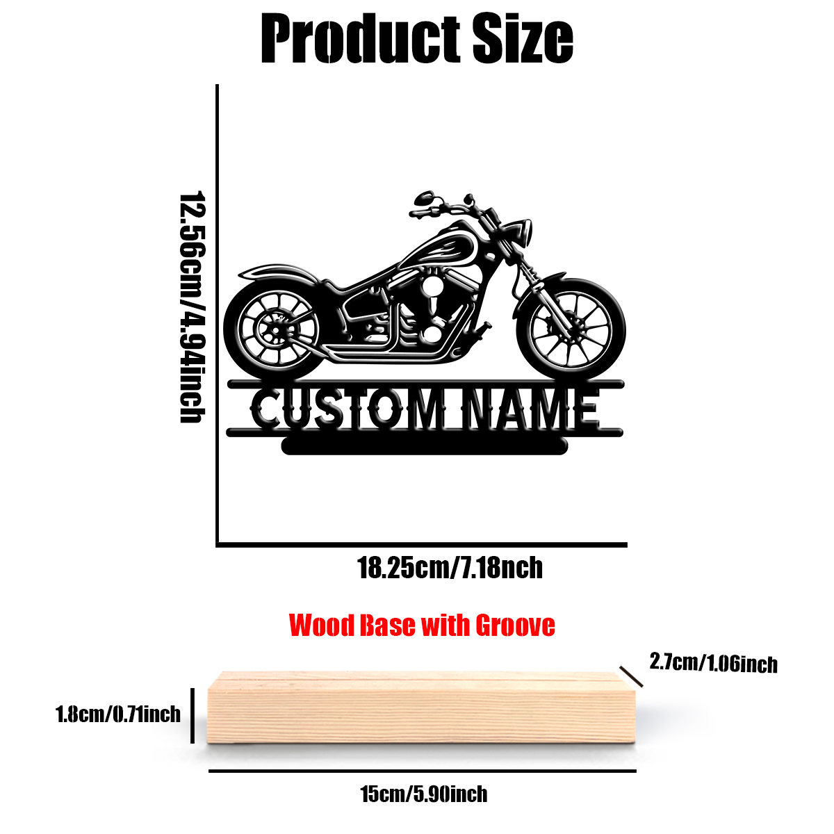 1Pc Csutom Name Road Motorbike - Home Office Design incelemesi ve fiyatı