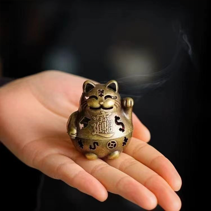 Lucky Cat Incense Burner Elega - Home Office Feng Shui incelemesi ve fiyatı