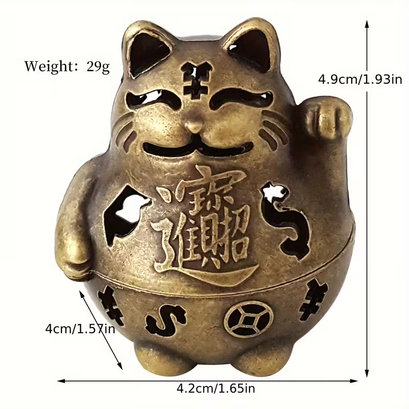 Lucky Cat Incense Burner Elega - Home Office Feng Shui incelemesi ve fiyatı