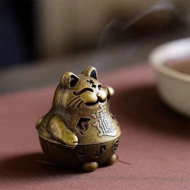 Lucky Cat Incense Burner Elega - Home Office Feng Shui incelemesi ve fiyatı