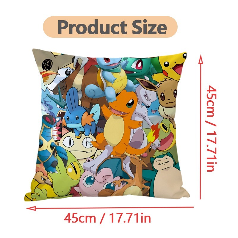 Pokemon Anime Soft Pillow Case - Home Office With Sofa incelemesi ve fiyatı